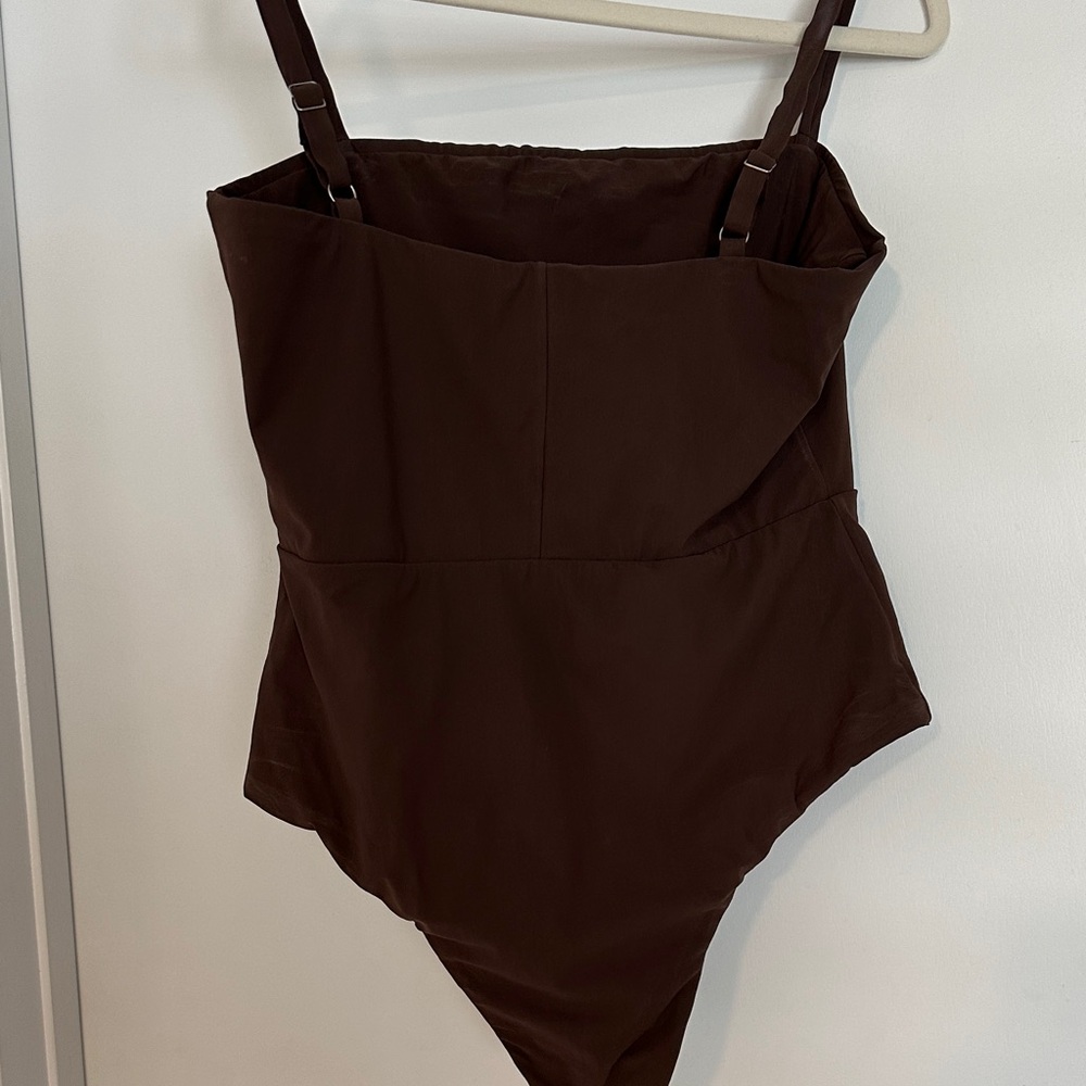 Anemos Brown One Piece Swimsuit